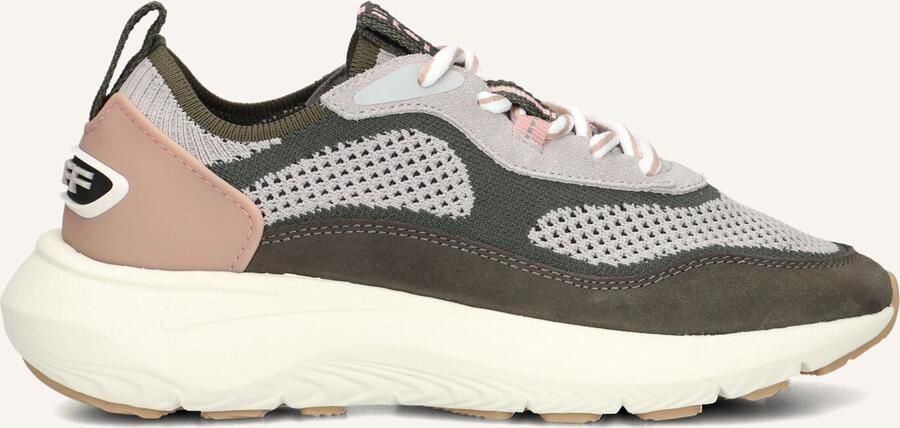 THE HOFF BRAND Lage Sneakers Dames Traveler Suède Groen