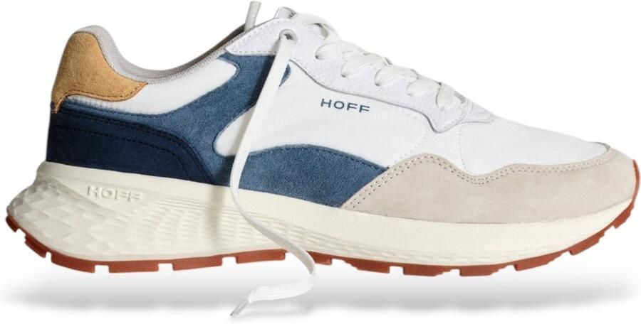 THE HOFF BRAND Lage Sneakers Heren Washington Maat: 40 Materiaal: Suède Kleur: Gebroken wit - Foto 2