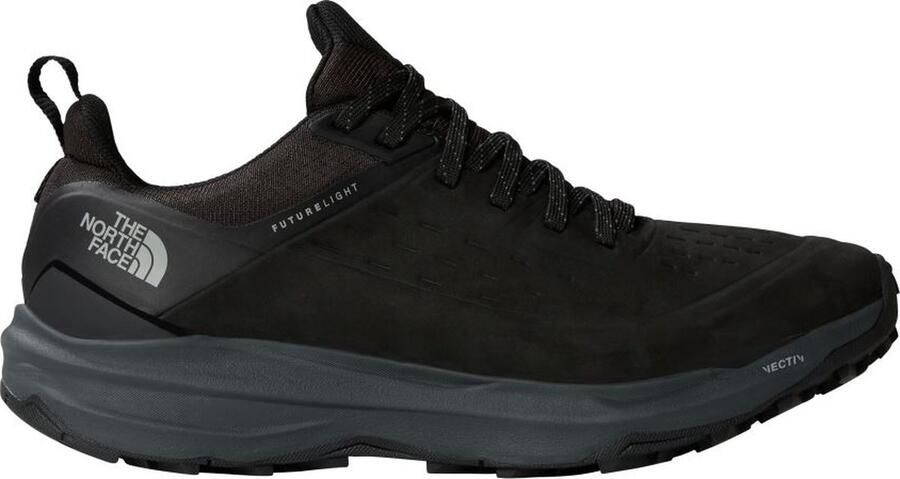 The North Face Vectiv Exploris 2 Futurelight Leather Heren Lage Wandelschoen Tnf Black Vanadis Grey