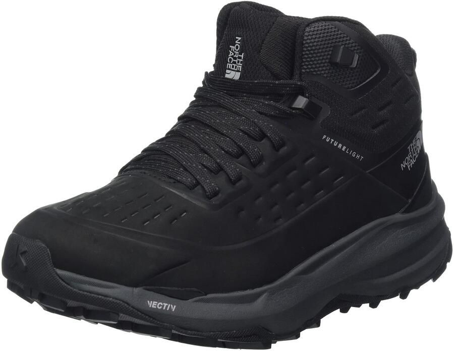 The North Face Vectiv Exploris 2 Mid Futurelight Leather Dames Hoge Wandelschoen Tnf Black Vanadis Grey - Foto 2