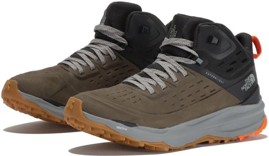 The North Face VECTIV EXPLORIS 2 MID FUTURLIGHT LEATHER Wandelschoen New taupe green asph