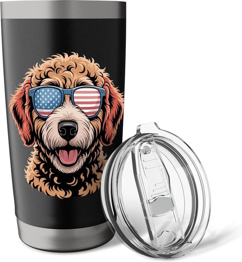 Thermobeker met Amerikaanse vlag 4 juli