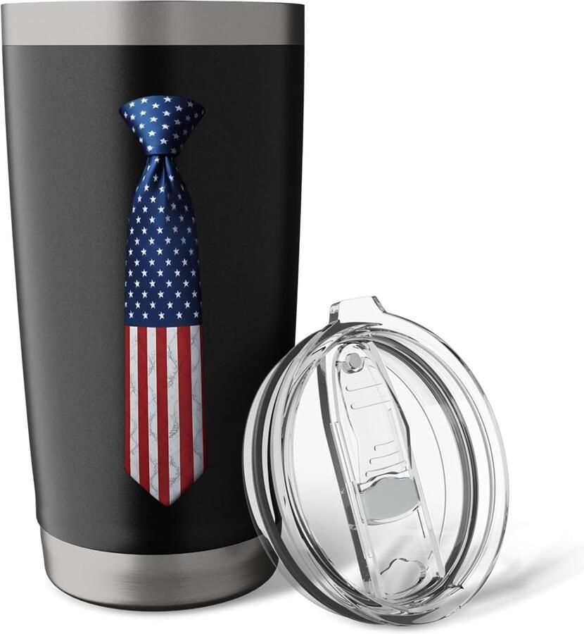 Thermobeker met Amerikaanse vlag