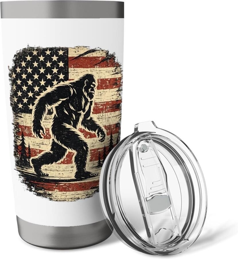 Thermobeker met Amerikaanse vlag
