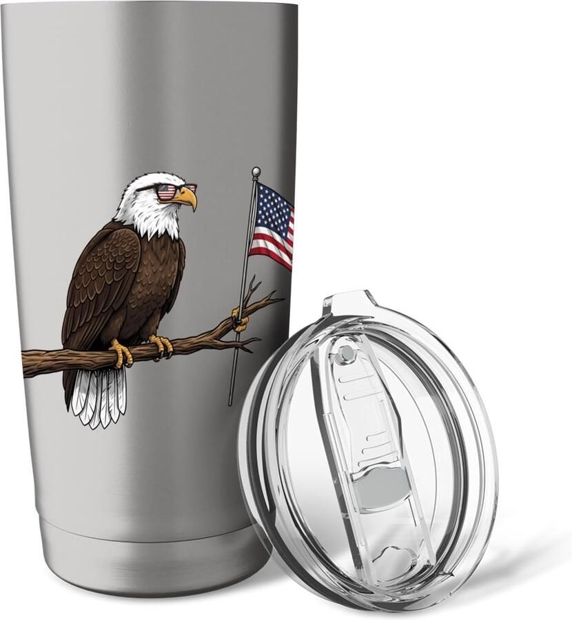 Thermobeker met Amerikaanse vlag