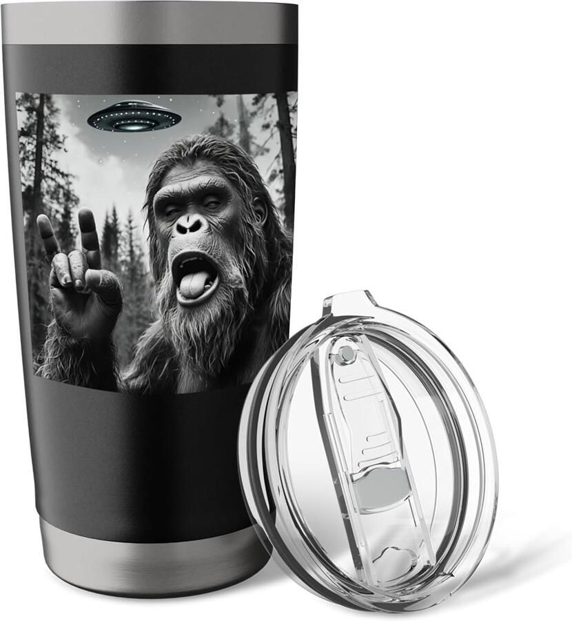Thermobeker met Bigfoot en UFO