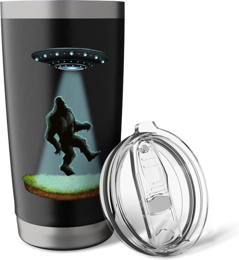 Thermobeker met Bigfoot en UFO