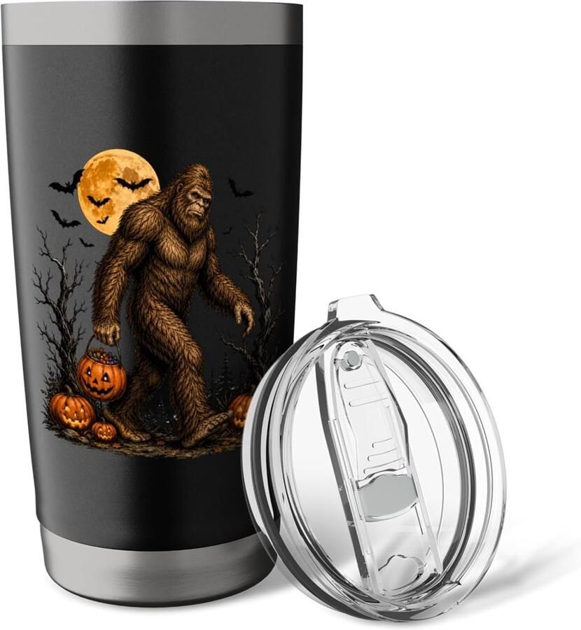 Thermobeker met Bigfoot Motief