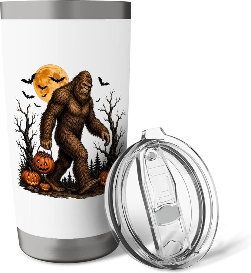 Thermobeker met Bigfoot Motief