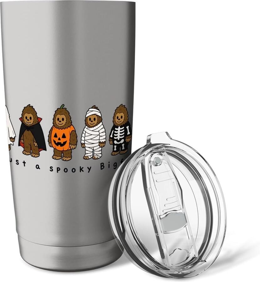Thermobeker met Bigfoot-ontwerp voor de herfst