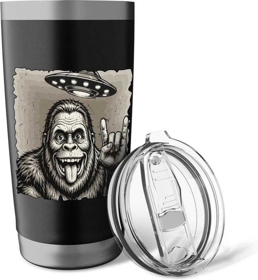 Thermobeker met Bigfoot-print