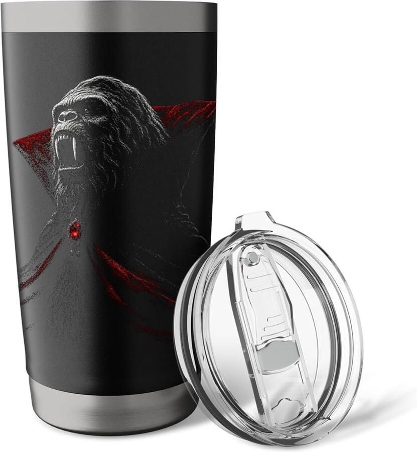 Thermobeker met Bigfoot voor Halloween