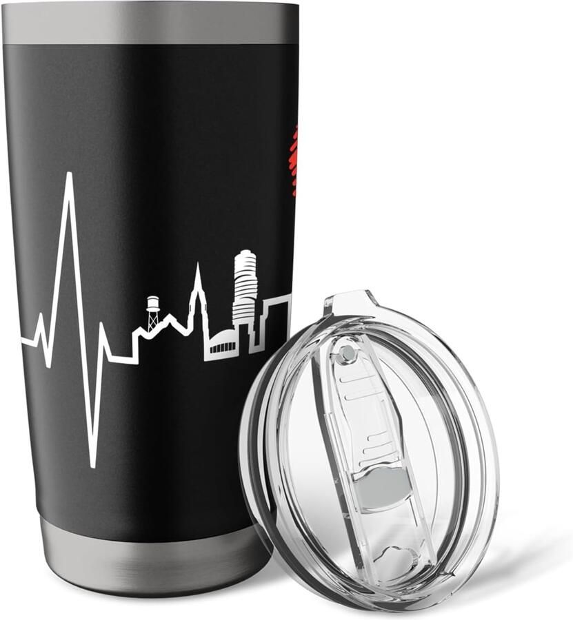 Thermobeker met Bochum skyline