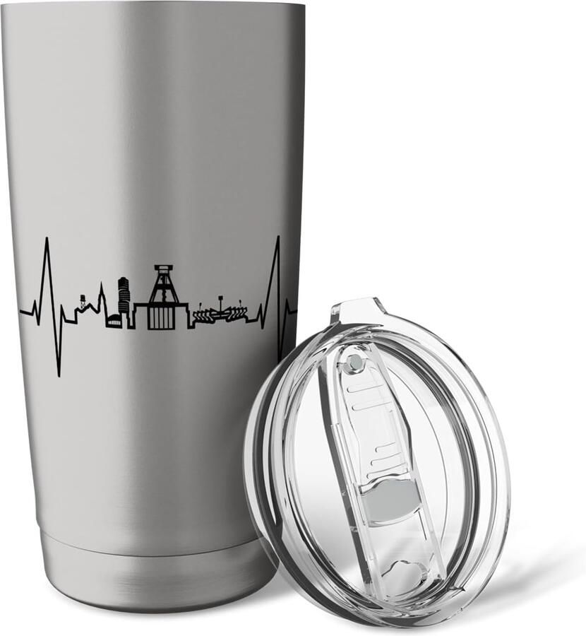 Thermobeker met Bochum skyline