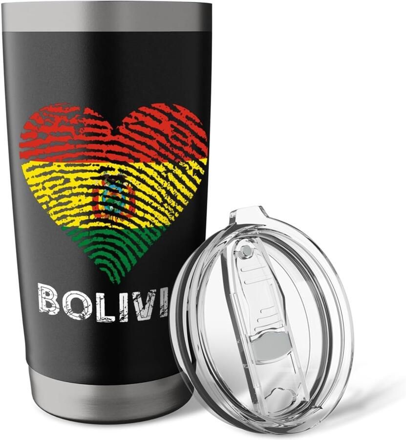 Thermobeker met Boliviaanse vlag