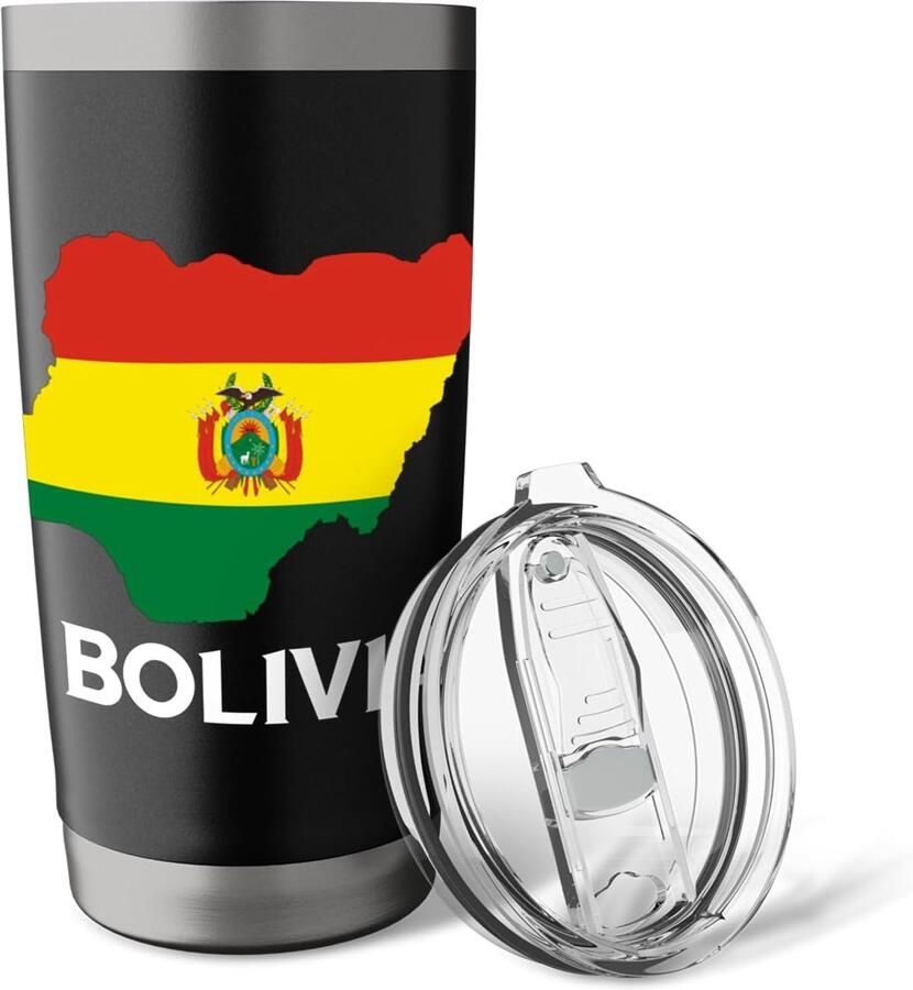 Thermobeker met Boliviaanse vlag