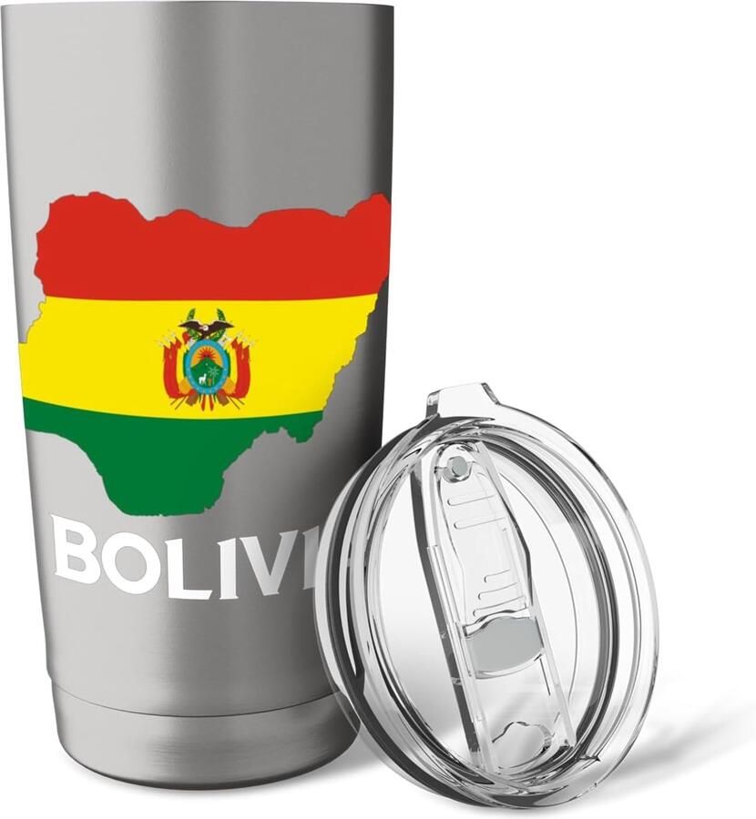 Thermobeker met Boliviaanse vlag