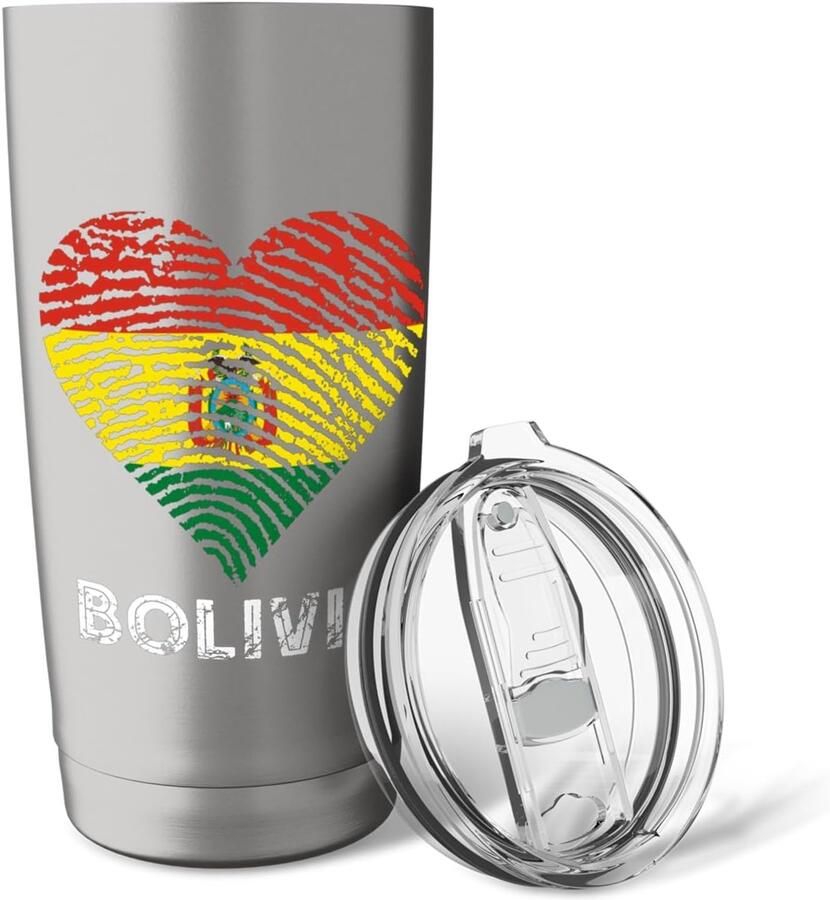 Thermobeker met Boliviaanse vlag