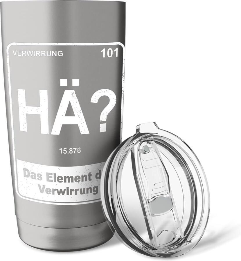 Thermobeker met chemisch elementenspel