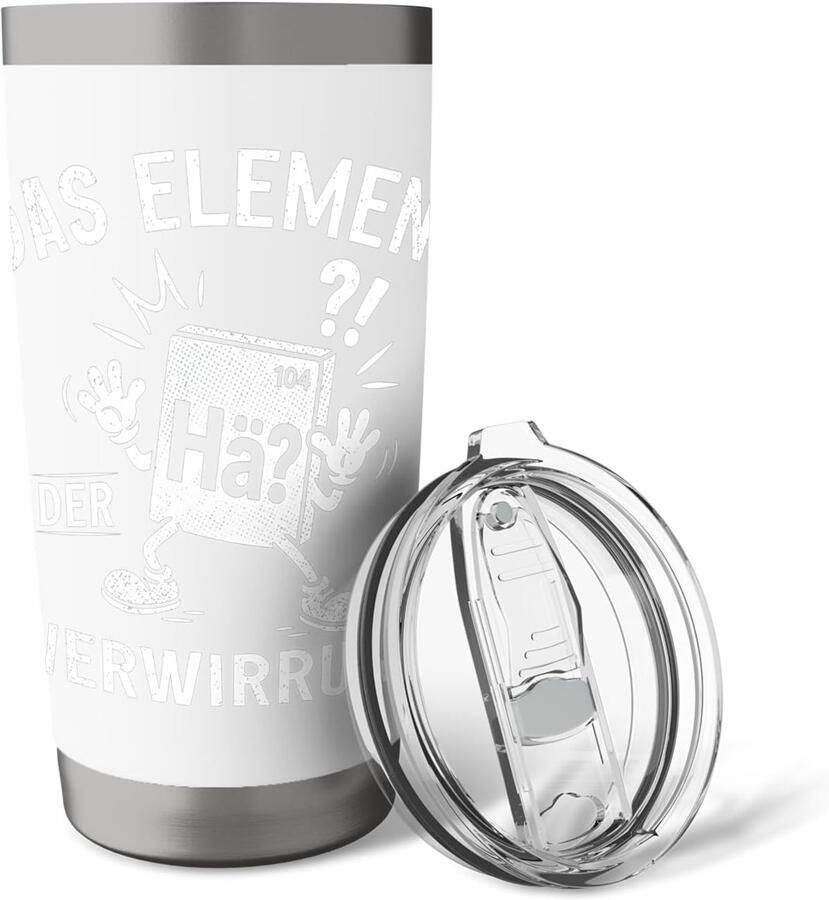 Thermobeker met chemisch elementenspel