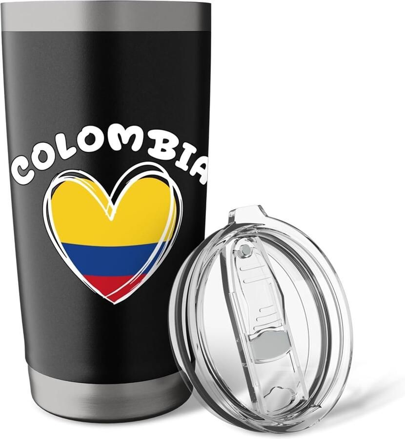 Thermobeker met Colombiaanse vlag