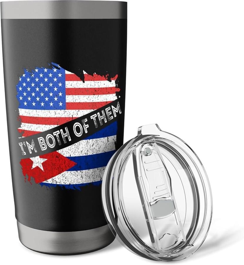 Thermobeker met Cubaanse vlag