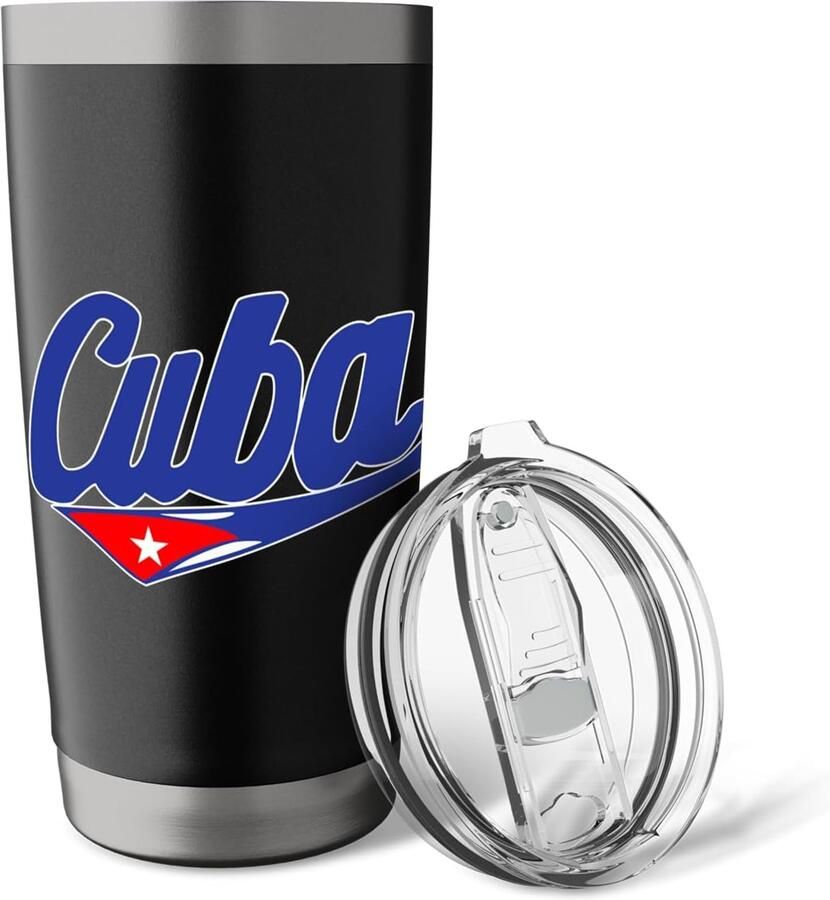 Thermobeker met Cubaanse vlag