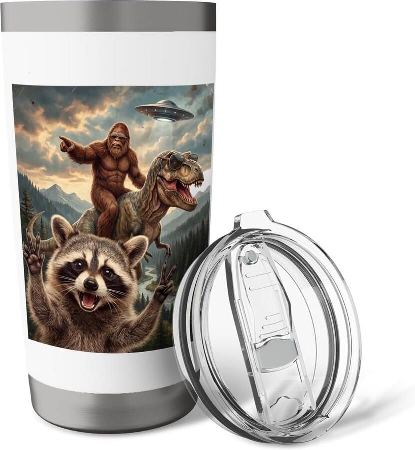 Thermobeker met dierenmotieven
