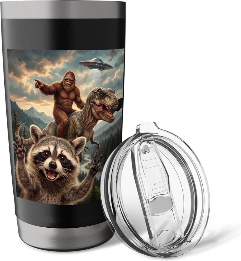 Thermobeker met dierenmotieven