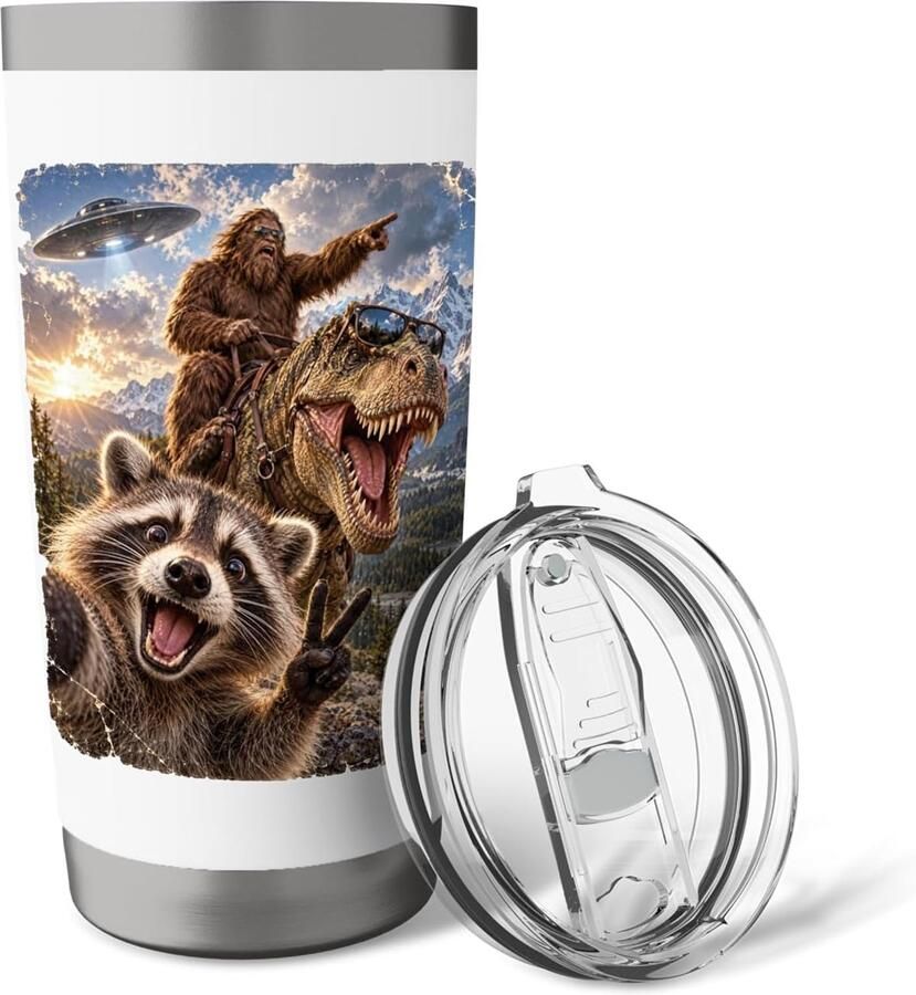 Thermobeker met dierenmotieven
