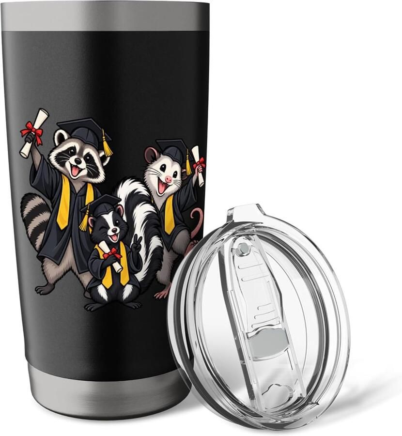 Thermobeker met dierenprint