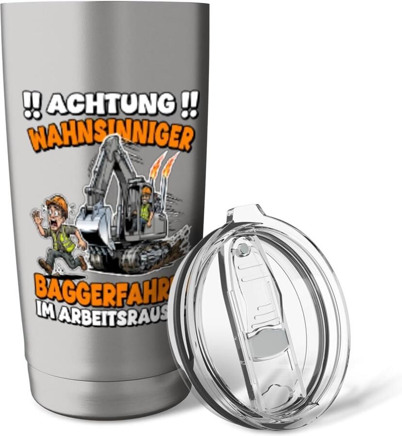 Thermobeker met dubbele wand roestvrij staal