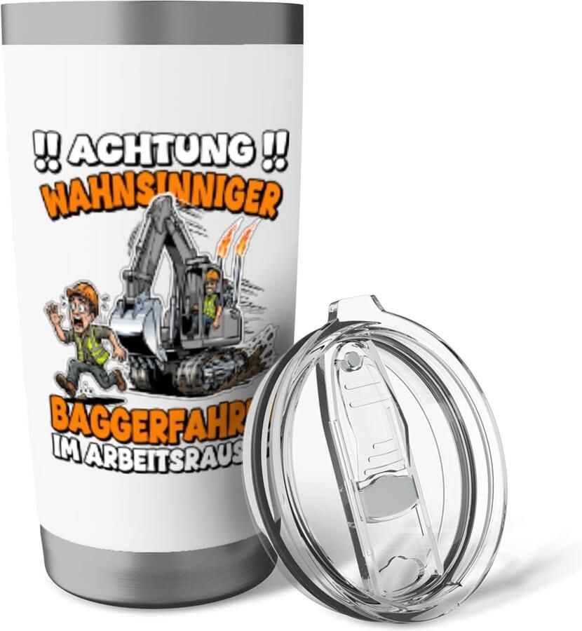 Thermobeker met dubbele wand roestvrij staal