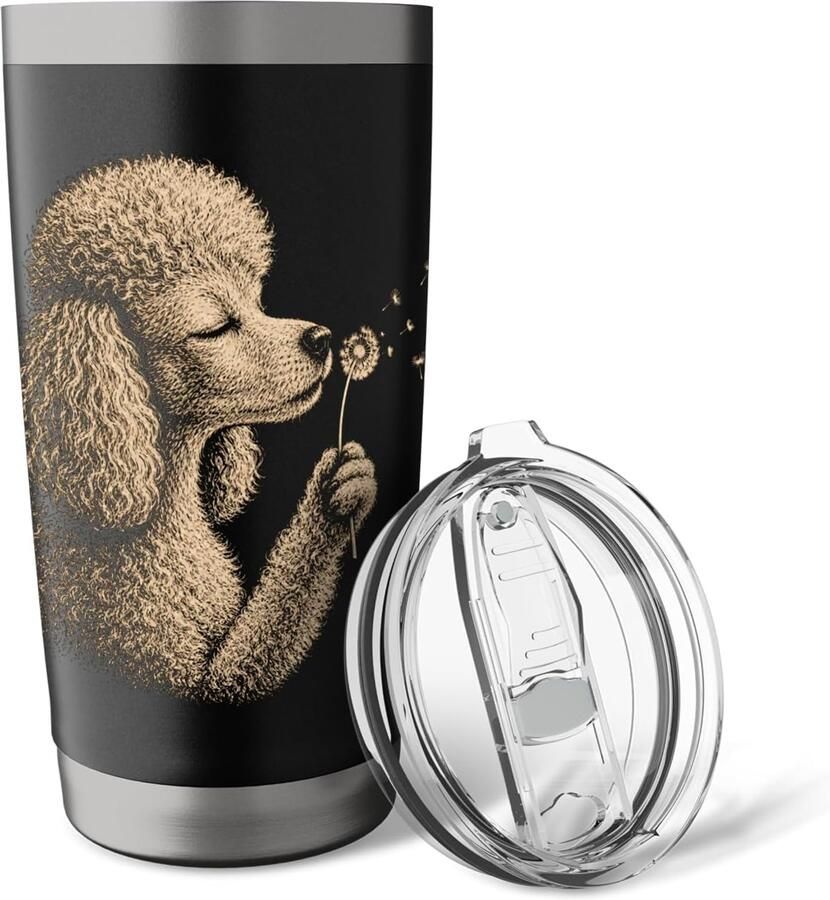 Thermobeker met dubbele wand voor honden