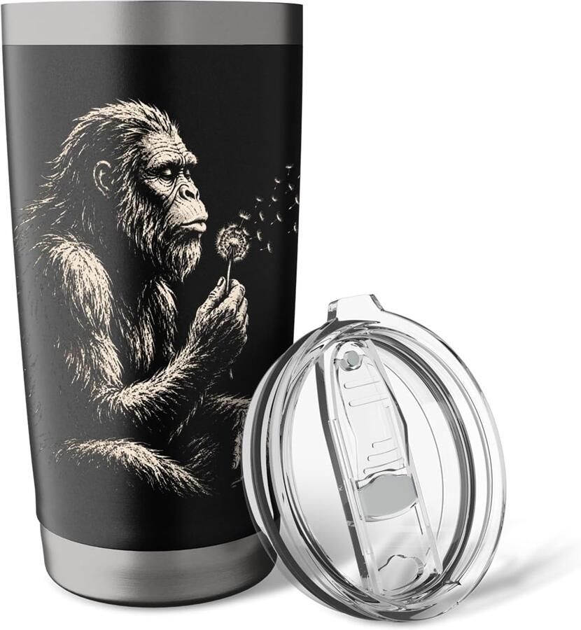 Thermobeker met dubbele wand voor liefhebbers van Bigfoot