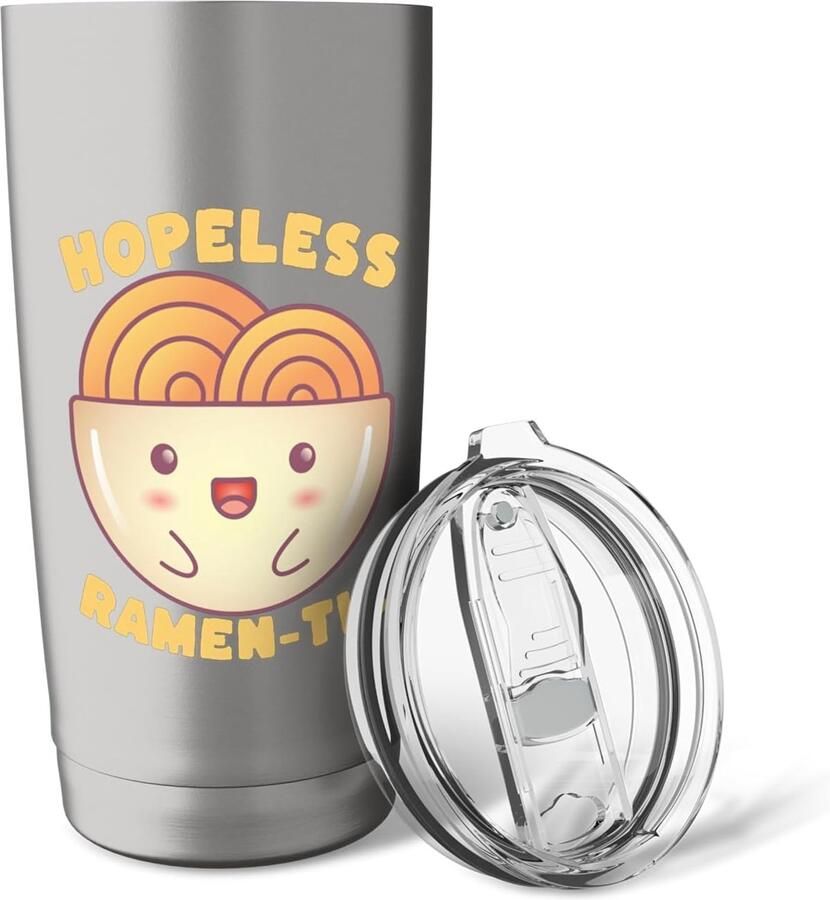 Thermobeker met dubbele wand voor noodleliefhebbers