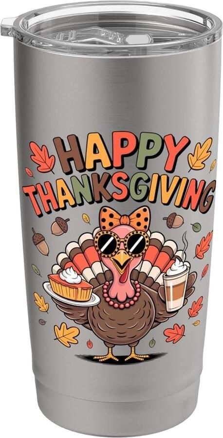 Thermobeker met dubbele wand voor Thanksgiving