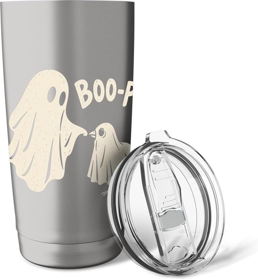 Thermobeker met dubbelwandig roestvrij staal Halloween thema