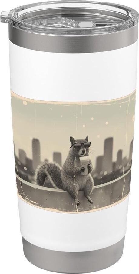 Thermobeker met eekhoorn design