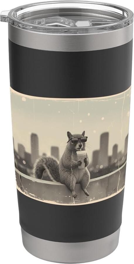Thermobeker met eekhoorn design