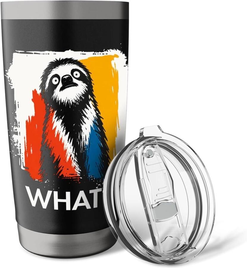 Thermobeker met grappige dierenprint