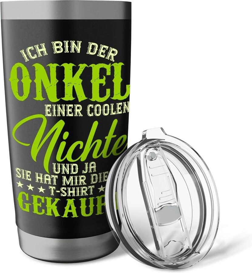 Thermobeker met grappige spreuken