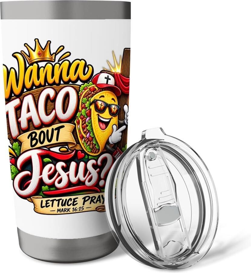 Thermobeker met grappige tekst voor Cinco de Mayo