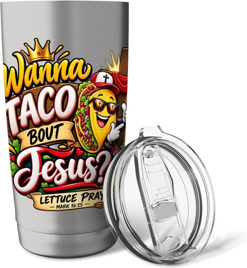 Thermobeker met grappige tekst voor Cinco de Mayo