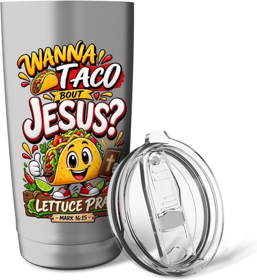 Thermobeker met grappige tekst voor Cinco de Mayo