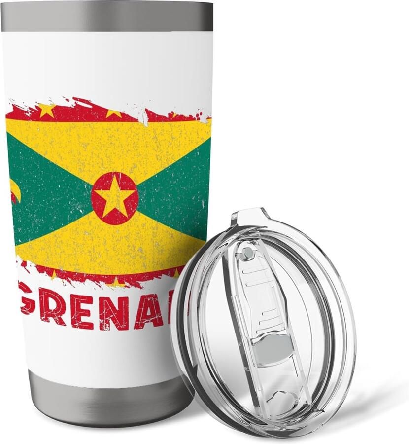 Thermobeker met Grenada-vlag