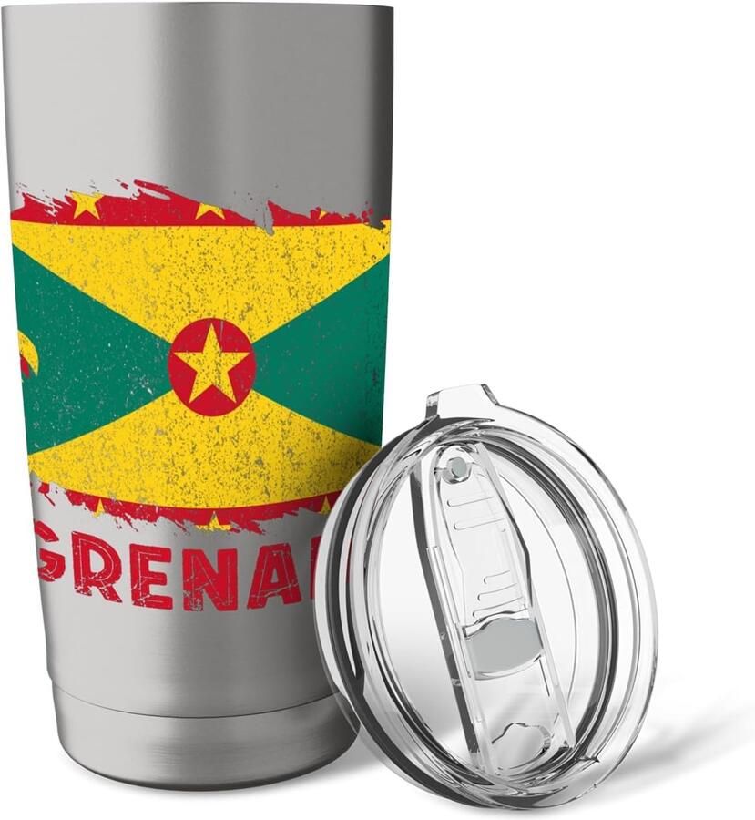 Thermobeker met Grenada-vlag
