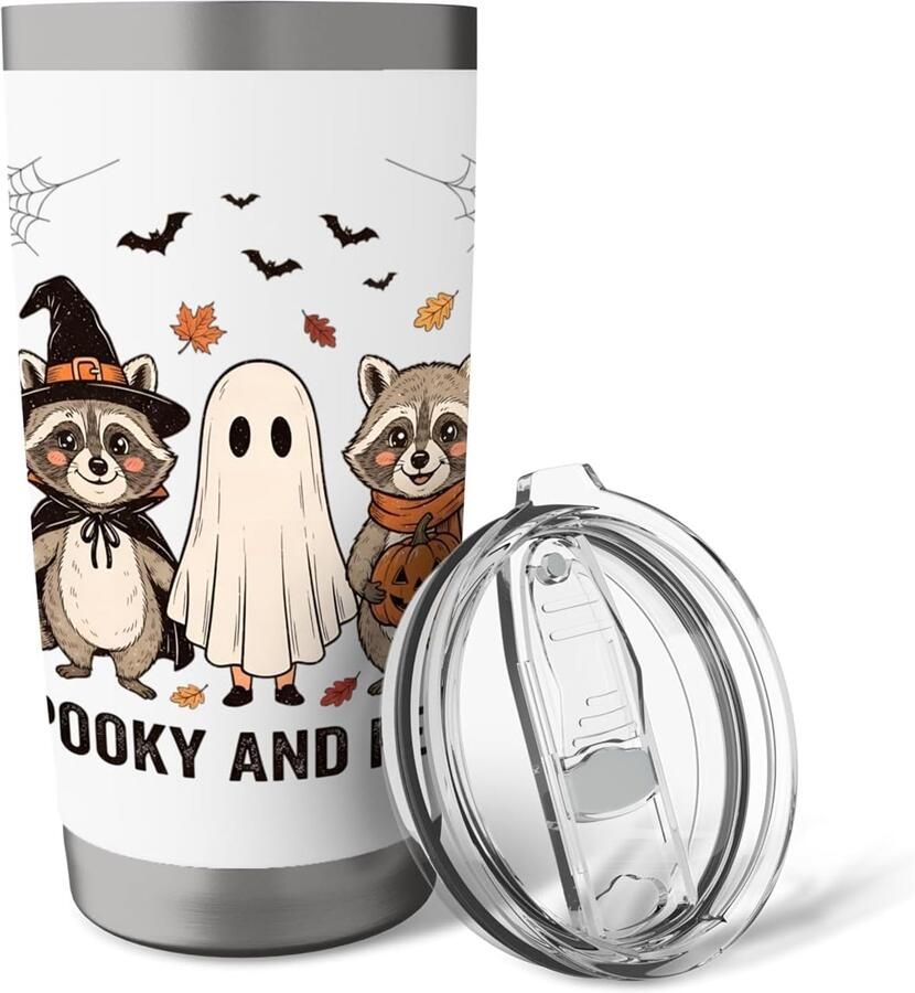 Thermobeker met Halloween-motief