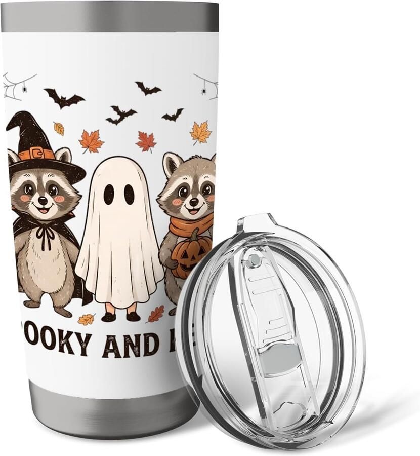 Thermobeker met Halloween-motief