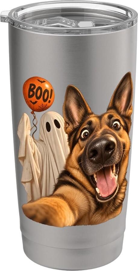Thermobeker met Halloween-spook voor selfies